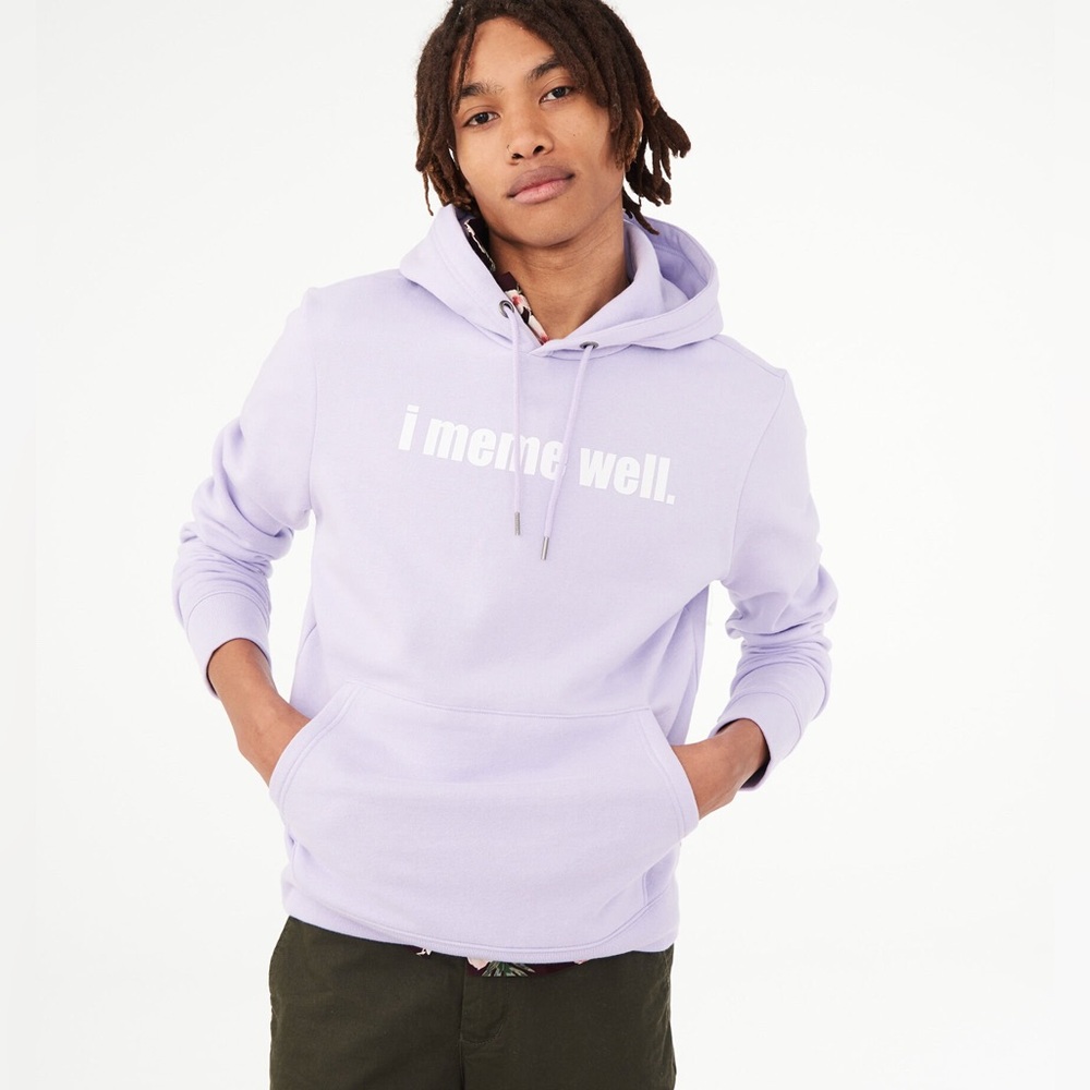 Aeropostale I Meme Well Pullover Hoodie